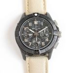 Breitling Digital 44mm 7750 Movement Men Avenger Fabric Strap Black/Blue/Yellow Face breitling watch chronometre certifie